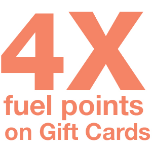4X Kroger fuel points on vacation related gift cards. Digital download required. EXP  3/21/18