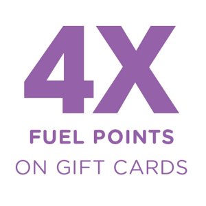 4X Fuel points on gift cards at Kroger. Ends 8/11/2020