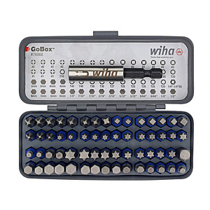 61-Pc 1" Wiha GoBox TerminatorBlue Impact Bit Set $20 + Free S&H on $199+