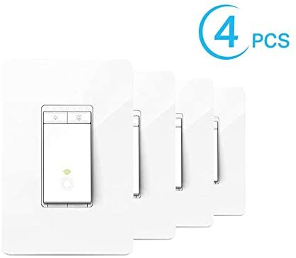 4 Pack Tp Link Hs220p4 Kasa Smart Dimmer Wifi Light Switch 69 99 Free Shipping