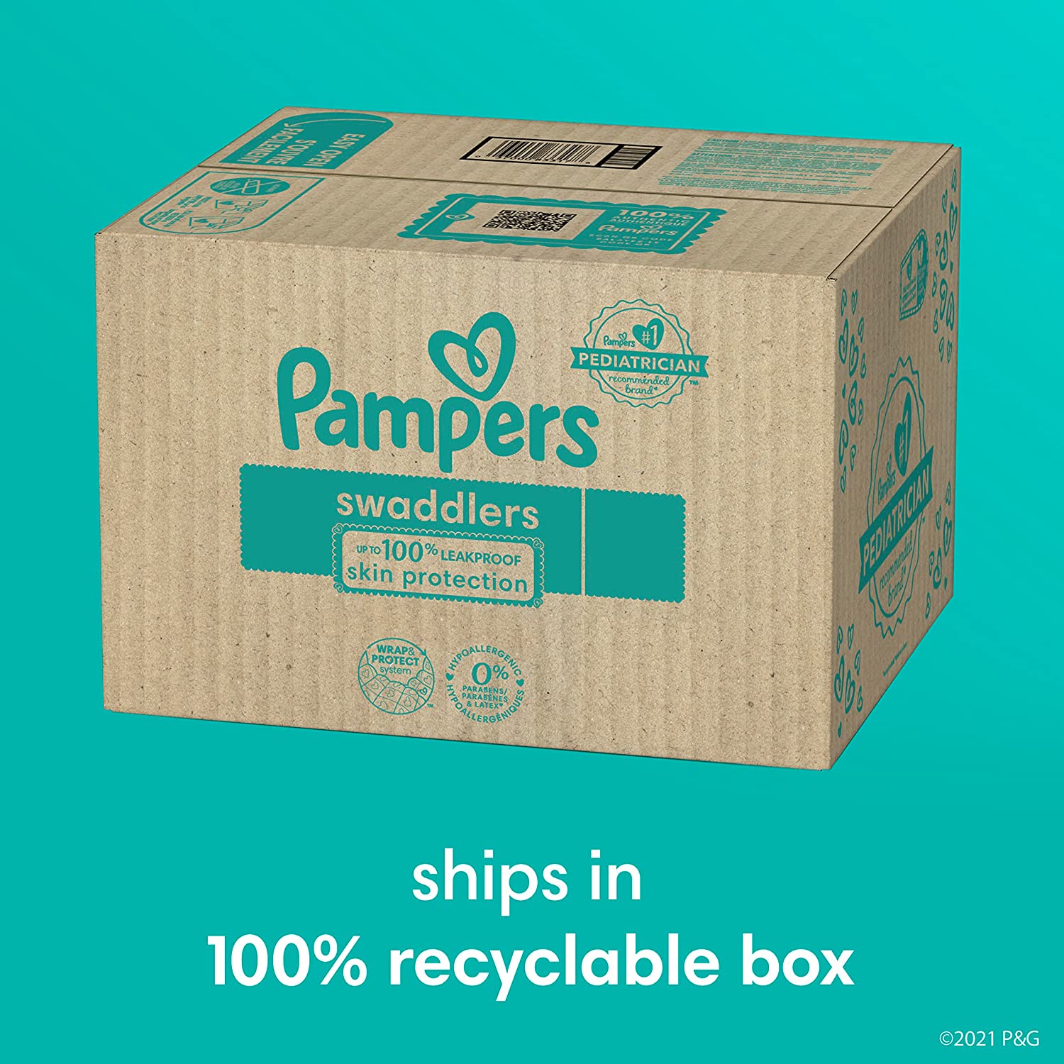 Diapers Size 1/Newborn, 198 Count - Pampers Swaddlers Disposable Baby Diapers (Packaging & Prints May Vary) as low as $30.37- $33.94
