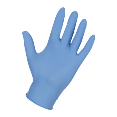 100 Ct Genuine Joe Light Blue Nitrile Gloves 5 Mil Iniudstrial Strength At Napa Auto Parts