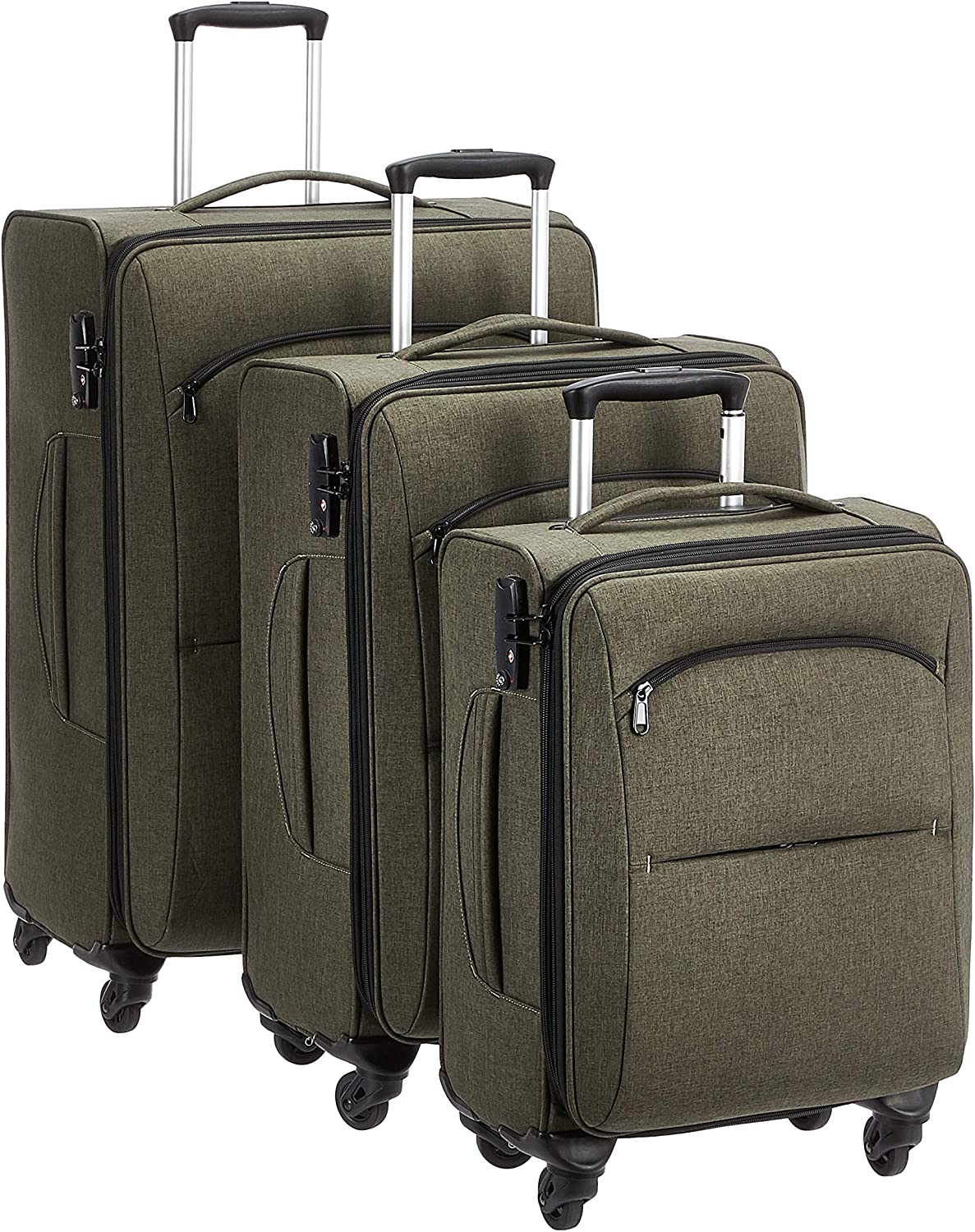Amazon Basics Urban Softside Spinner Luggage, 3-Piece Set $139.99 Free Shipping w/ Prime