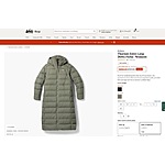 REI: Thorium Extra-Long Down Parka - Women's - Arc'teryx (Only Color Forage) $490.09