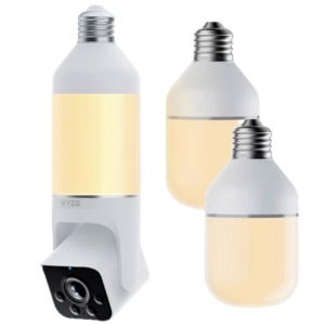 Costco Members: $49.99 til 12/25/2025 - Wyze 2k Bulb Cam and Accessory Bulb Bundle