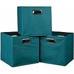 Niche Cubo Set of 3 Foldable Fabric Storage Bins, Set of 3, Multiple Colors $7