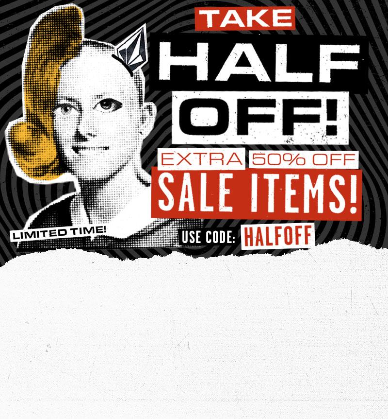 Volcom Running Extra 50% Off Sale Items
