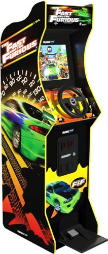Arcade1Up - The Fast & The Furious Deluxe Arcade Game - Black $399