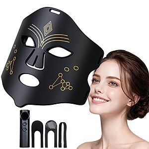 PORTBOR Red Light Therapy LED Face Mask - $25.99
