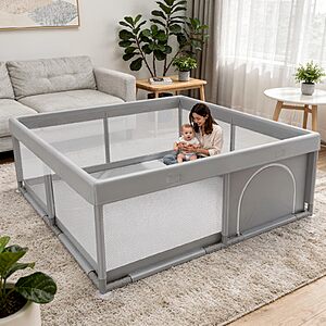 50x50" Baby & Toddler Playpen / Activity Fence – $27.99