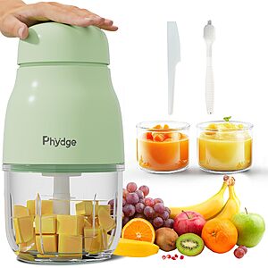 Amazon – Phydge 10oz Baby Food Maker w/ 8 Blades $15.99 w/ Code