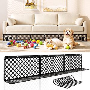 12-Pk Goovilla Under Couch Pet Blocker Panels (Black) $17.40