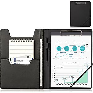Amazon – ProCase Clipboard Folder Portfolio, Black - $8.49 w/ Code