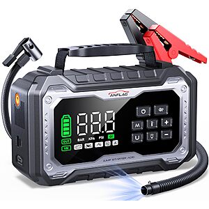 Amazon – ANFLAG 8000A Jump Starter w/ 160 PSI Tire Compressor - $57.59 at Checkout