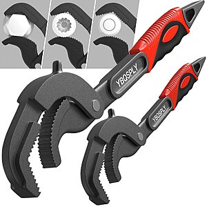 Amazon – Self-Adjusting Pipe Wrench Set - w/ Code