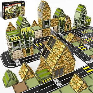 Amazon – GobiDex Magnetic Tiles Army Building Set - $11.99 w/ Code