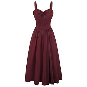 Scarlet Darkness Women's Corset Midi Dress (Various) $18 + Free S&H
