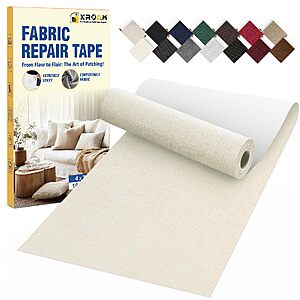 Amazon – Xroam 4" x 79" Linen Fabric Repair Tape - $2.99 w/ Code + Coupon