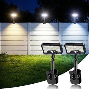 Amazon – 2-Pack 600LM Clip-On Solar Motion Lights - $15.39 w/ Code