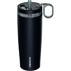 Amazon – KISSKIND 20/24-Oz Ceramic-Lined Iced Coffee Tumbler - – w/ Code