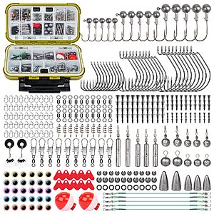 265-Pc GOTOUR All-in-One Fishing Tackle Kit $14.50 