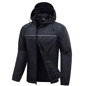Amazon – SWISSWELL Men's Packable Waterproof Hooded Rain Jacket - $12.99–$14.99 w/ Code