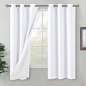 Amazon – BGment 100% Blackout Curtains, 2 Panels - $9.63–$19.94 at Checkout
