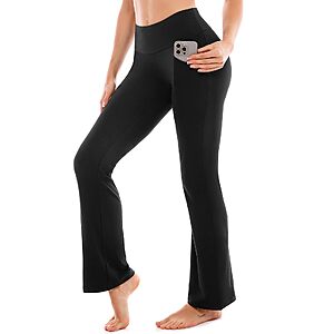 Amazon – SINOPHANT Women's Flare Leggings w/ Pockets - $5.99 w/ Code