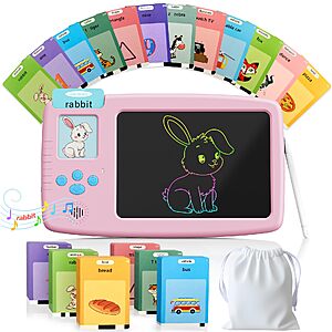 Amazon – ZONSTVYS 2-in-1 Talking Flash Cards & 7" LCD Writing Board - $8.99 w/ Code