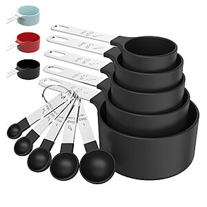 Amazon – TILUCK 10-Pc Measuring Cups & Spoons Set - $4.79–$5.39 w/ Code