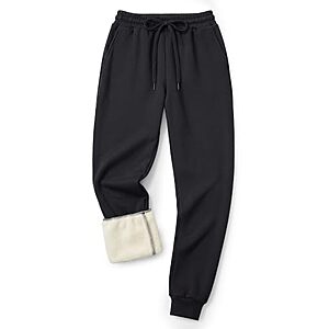 Amazon – Men's Fleece Lined Pants - Thermal Thick Sweatpants Winter Warm Joggers - $18.39–$27.99 w/ Code