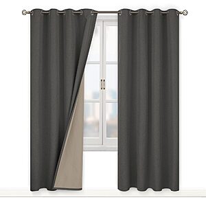 Amazon – BGment 2-Panel 100% Blackout Curtains - $8.99–$14.25