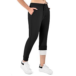 Amazon – Walifrey Women's Fleece-Lined Joggers - $10.19–$11.39 w/ Code