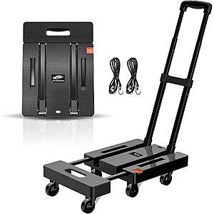 Amazon – SPACEKEEPER 500-Lb Folding Hand Truck $21.44 w/ Code