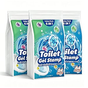 Amazon – Gihen 84-Flower Toilet Cleaner Gel Stamps, $9.99 w/ 60% Off Code