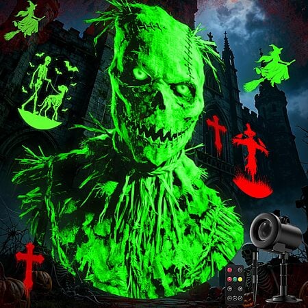 Amazon – 12-in-1 Halloween Projector Light - $20.91 w/ Code
