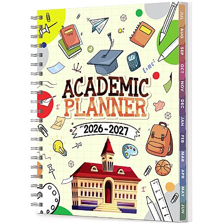 Amazon – Oucaru 2026–2027 Academic Planner - $5.84 w/ Code