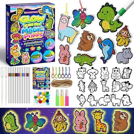 Amazon – AMOSTING Glow-in-the-Dark Magic Puffs Craft Kit - $13 w/ Code