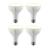 30% off 4 Pack-urlhasbeenblocked Smart Flood Light Bulbs BR30, Compatible with SmartThings, Wink and Echo Plus for $39.98