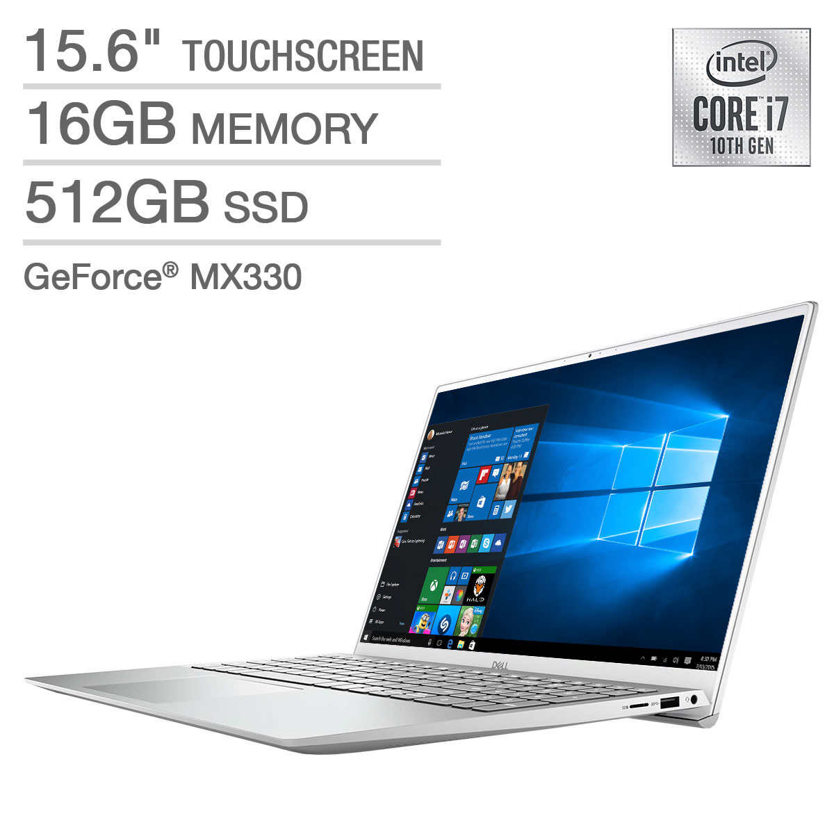 Dell Inspiron 15 5000 Series Touchscreen Laptop 10th Gen Intel Core I7 1065g7 Geforce Mx330 1080p