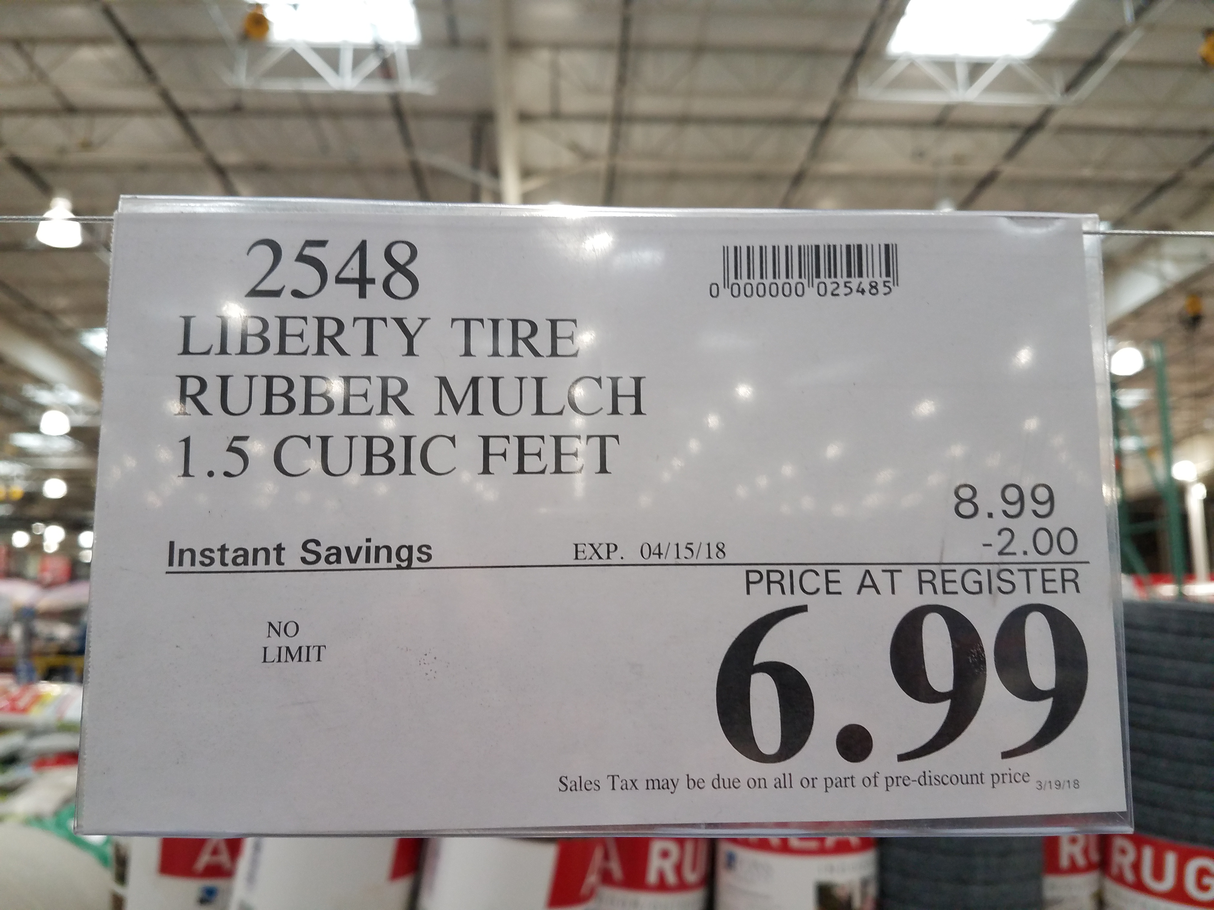 Costco Rubber Mulch