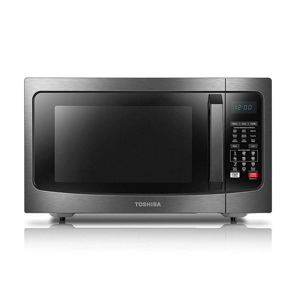 Toshiba EC042A5C-BS Microwave Oven with Convection Function Smart Sensor $139