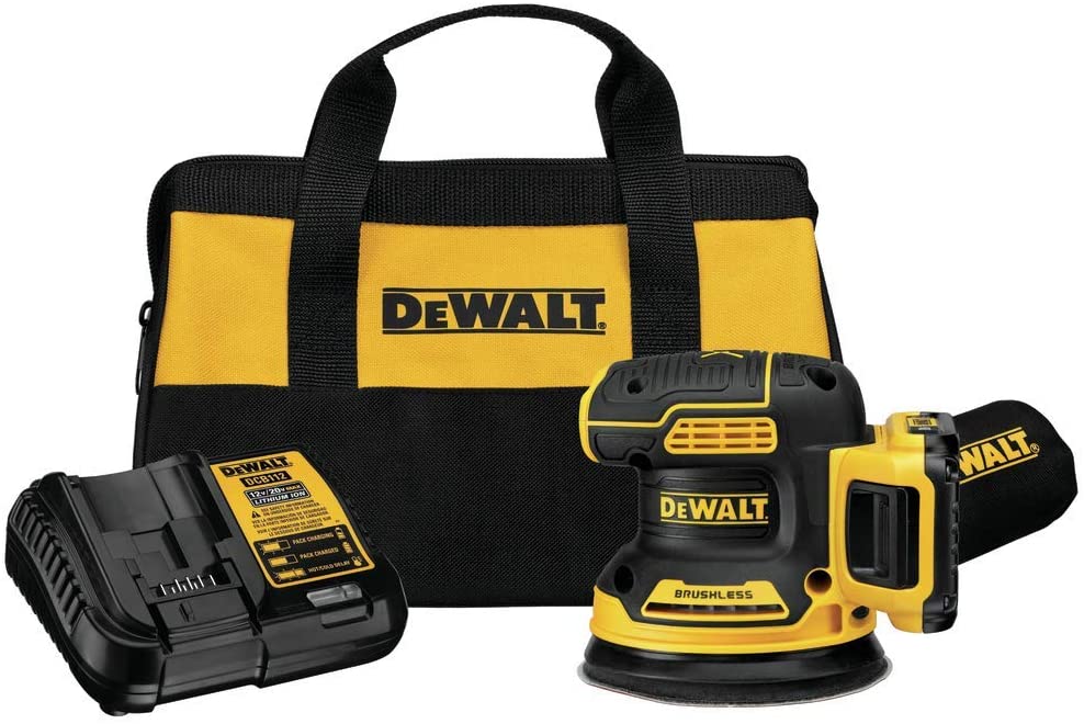 DEWALT 20-Volt Brushless Cordless Random Orbital Sander with Bag (Battery Included) + Free Shipping - $99