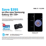 3/18-22 Only!! Buy a Samsung Galaxy S9/S9+ as a new line on AT&amp;T for only $200 at Costco!
