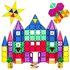Playmags 100-Piece 3D Magnetic Toy Blocks $38.24