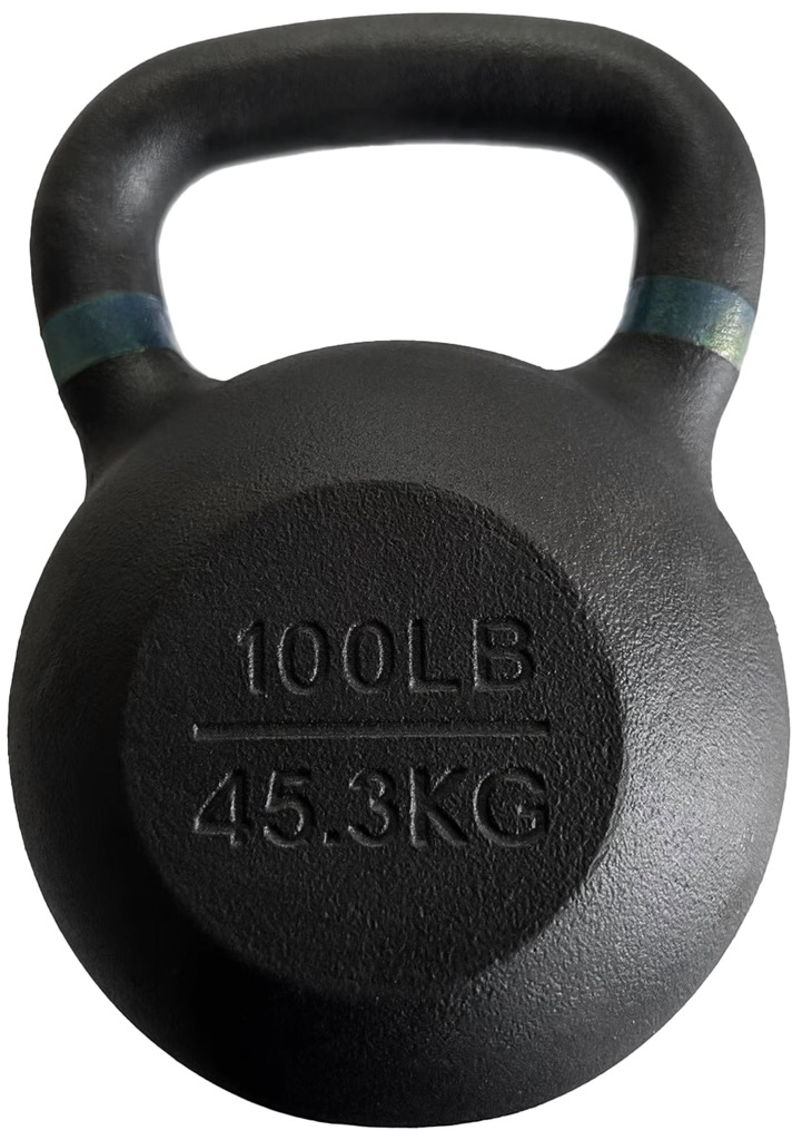 BalanceFrom Powder Coated Cast Iron Kettlebell 100 Lbs Weights Strength Training Kettlebells for Weightlifting, Conditioning, Strength & Core Training - $88.00 @ Walmart