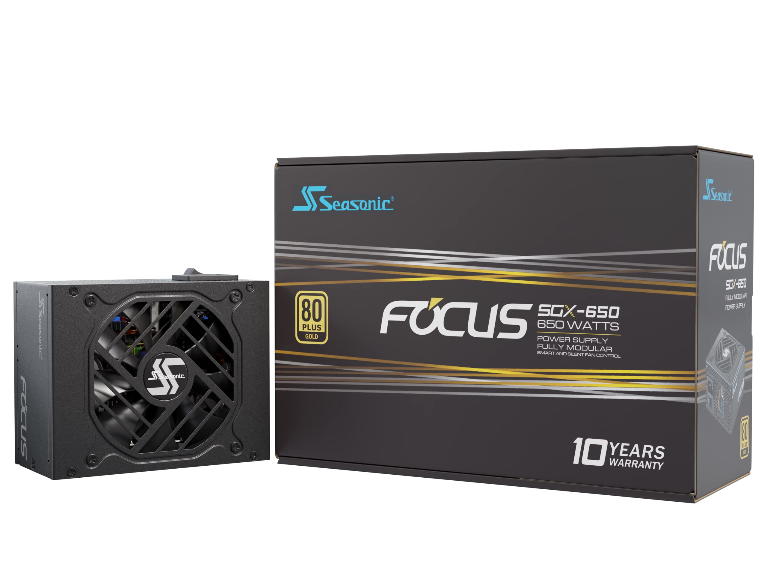 Amazon - Seasonic Focus SGX-650(2021) 650W 80+ Gold Full Modular SFX Power Supply, 10 Year Warranty - $116