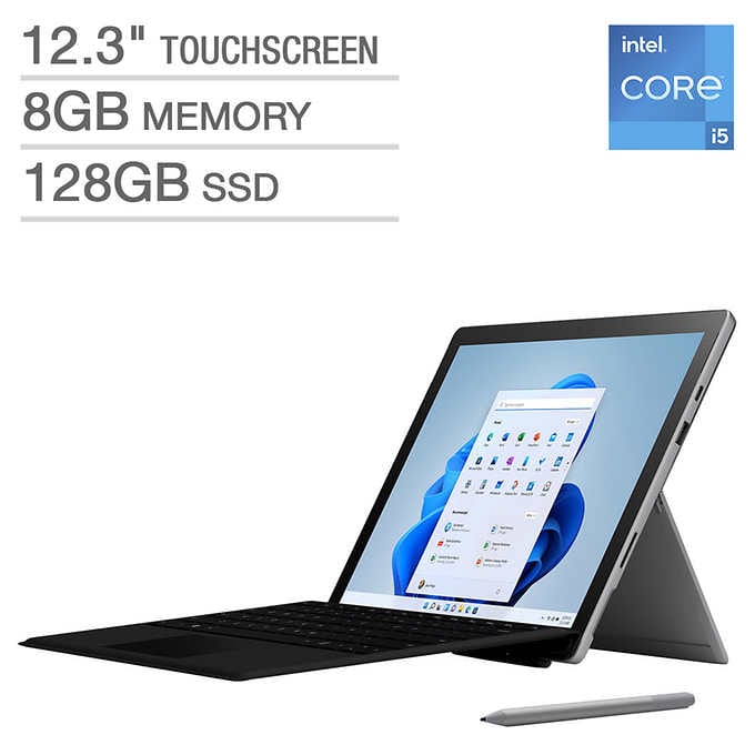 Costco Member: Microsoft Surface Pro 7+ Bundle w/ Type Cover & Pen $799.99