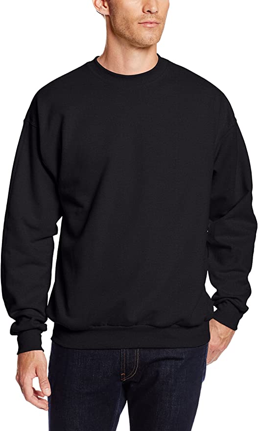 Hanes Men's EcoSmart Fleece Sweatshirt (Pack of 2) Prime Shipping $9