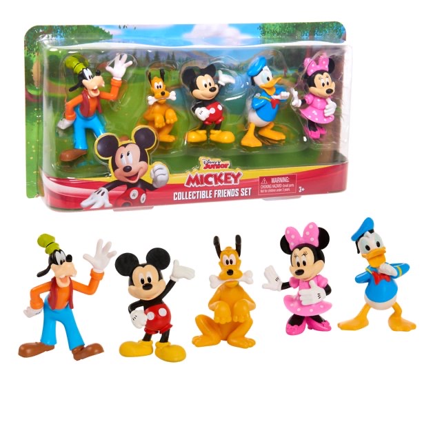 (Walmart Clearance) Mickey Mouse Collectible Figure Set, 5 Pack Free Pickup $6